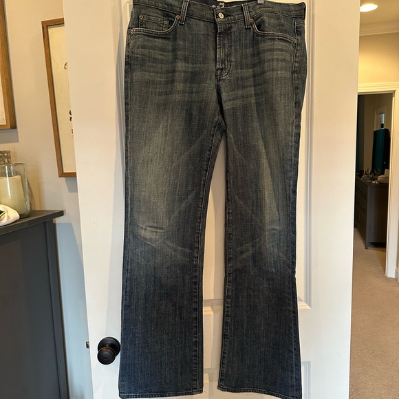 7 for All Mankind Blue Denim Jeans - Picture 3 of 3